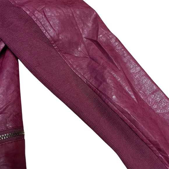 Anthropologie Petula Puffed Sleeve Moto Jacket Size Small - Picture 7 of 8